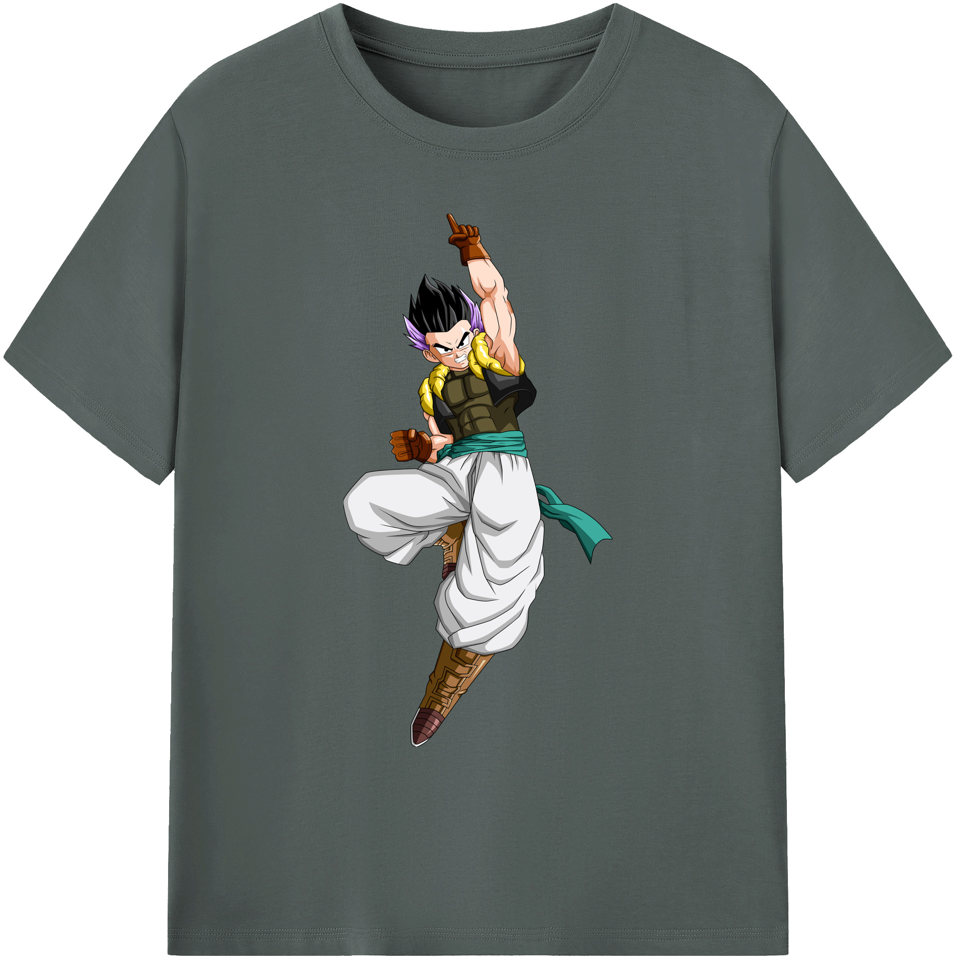 （画像用） ドラゴンボール 孫 悟飯（そんごはん）DRAGON BALL Son Gohan 綿100％ メンズ半袖Tシャツ｜肌触りやわらか＆通気性